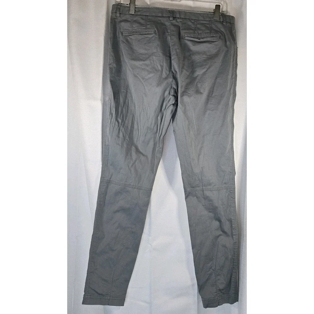 ATM Anthony Thomas Melillo Pants Women Size 8‎ Gray Chino Cargo Stretch